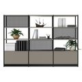 ATELLA Regalschrank | 4 OH, 2350 x 1635 mm, Cubanitgrau ATELLA Regalschrank | 4 OH, 2350 x 1635 mm, Cubanitgrau