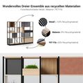 ATELLA shelf cabinet | 4 OH, 2350 x 1635 mm, Cubanite gray - 6 Thumbnail Image
