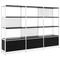ATELLA shelf cabinet | 4 OH, 2350 x 1635 mm, black - 1 Thumbnail Image