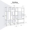 ATELLA Regalschrank | 4 OH, 1960 x 1635 mm, Weiß