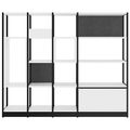 ATELLA Regalschrank | 4 OH, 1960 x 1635 mm, Weiß