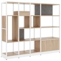 ATELLA Regalschrank | 4 OH, 1960 x 1635 mm, Bernsteineiche - 1 Thumbnail Image