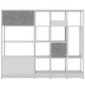 ATELLA shelf cabinet | 4 OH, 1960 x 1635 mm, pearl gray - 4 Thumbnail Image
