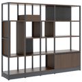 ATELLA Regalschrank | 4 OH, 1960 x 1635 mm, Nussbaum - 1 Thumbnail Image