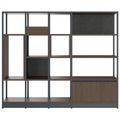 ATELLA Regalschrank | 4 OH, 1960 x 1635 mm, Nussbaum - 2 Thumbnail Image