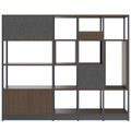 ATELLA Regalschrank | 4 OH, 1960 x 1635 mm, Nussbaum - 4 Thumbnail Image