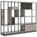 ATELLA shelf cabinet | 4 OH, 1960 x 1635 mm, gray northern oak - 1 Thumbnail Image