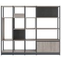 ATELLA shelf cabinet | 4 OH, 1960 x 1635 mm, gray northern oak - 2 Thumbnail Image