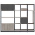 ATELLA shelf cabinet | 4 OH, 1960 x 1635 mm, gray northern oak - 4 Thumbnail Image