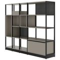 ATELLA shelf cabinet | 4 OH, 1960 x 1635 mm, Cubanite gray - 3 Thumbnail Image