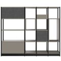 ATELLA shelf cabinet | 4 OH, 1960 x 1635 mm, Cubanite gray - 4 Thumbnail Image
