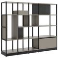 ATELLA shelf cabinet | 4 OH, 1960 x 1635 mm, Cubanite gray - 1 Thumbnail Image