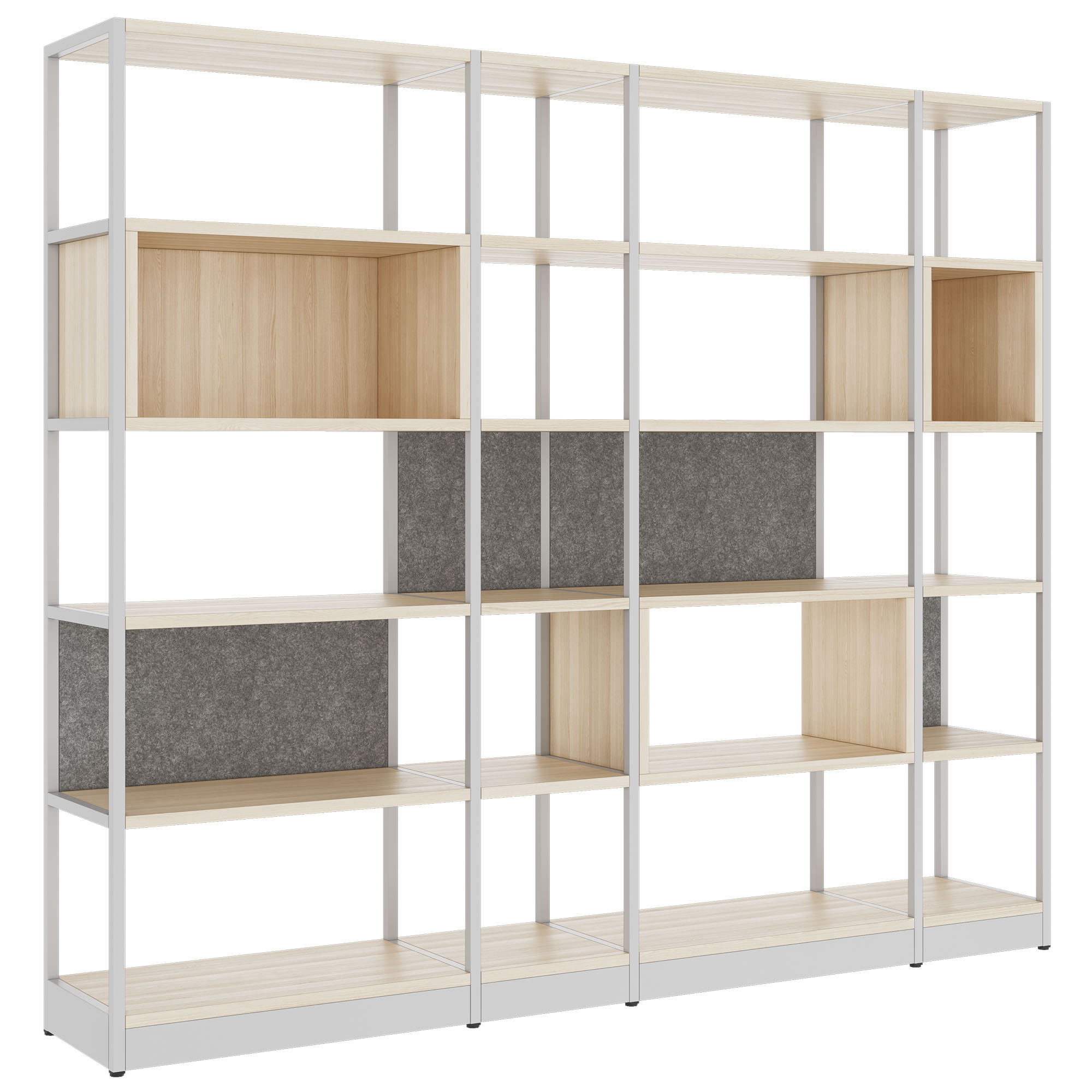 ATELLA shelf cabinet | 5 OH, 2350 x 2015 mm, sand ash - 1 Main Image