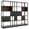 ATELLA shelf cabinet | 5 OH, 2350 x 2015 mm, walnut - 1 Thumbnail Image