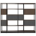 ATELLA shelf cabinet | 5 OH, 2350 x 2015 mm, walnut - 4 Thumbnail Image