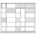 ATELLA Regalschrank | 6 OH, 2736 x 2395 mm, Perlgrau