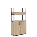 CHOICE Regalschrank | 4 OH, 800 x 1545 mm, Blumenkasten, Bernsteineiche - 1 Thumbnail Image