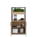 CHOICE Regalschrank | 4 OH, 800 x 1545 mm, Blumenkasten, Bernsteineiche - 2 Thumbnail Image