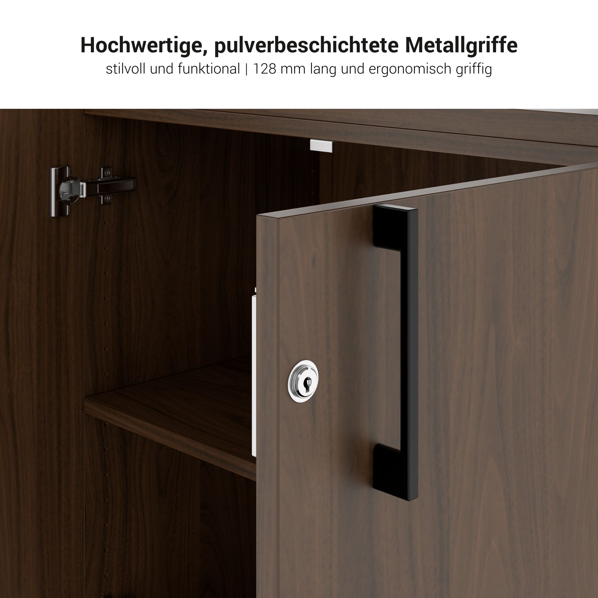 CHOICE Regalschrank | 4 OH, 800 x 1545 mm, Blumenkasten, Anthrazit - 9 Main Image