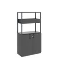 CHOICE Regalschrank | 4 OH, 800 x 1545 mm, Blumenkasten, Anthrazit - 1 Thumbnail Image