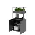 CHOICE Regalschrank | 4 OH, 800 x 1545 mm, Blumenkasten, Anthrazit - 3 Thumbnail Image