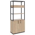 CHOICE Cabinet scaffale | 5 OH, 800 x 1925 mm, floreale, quercia ambra - 1 Thumbnail Image