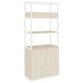CHOICE shelf cabinet | 5 OH, 800 x 1925 mm, flower box, sand ash - 1 Thumbnail Image