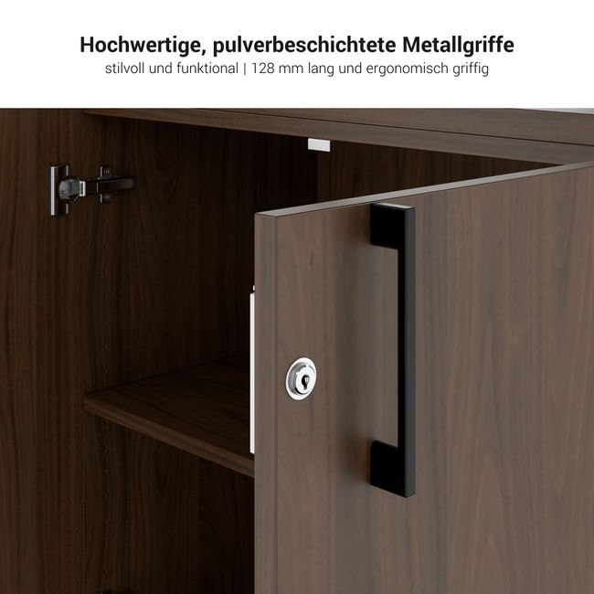 CHOICE Regalschrank | 5 OH, 800 x 1925 mm, Blumenkasten, Cubanitgrau
