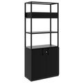 CHOICE Regalschrank | 5 OH, 800 x 1925 mm, Blumenkasten, Schwarz - 1 Thumbnail Image