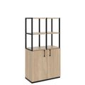 CHOICE Regalschrank | 4 OH, 800 x 1545 mm, Bernsteineiche - 1 Thumbnail Image