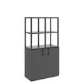 CHOICE Regalschrank | 4 OH, 800 x 1545 mm, Anthrazit - 1 Thumbnail Image