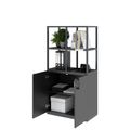 CHOICE Regalschrank | 4 OH, 800 x 1545 mm, Anthrazit - 3 Thumbnail Image