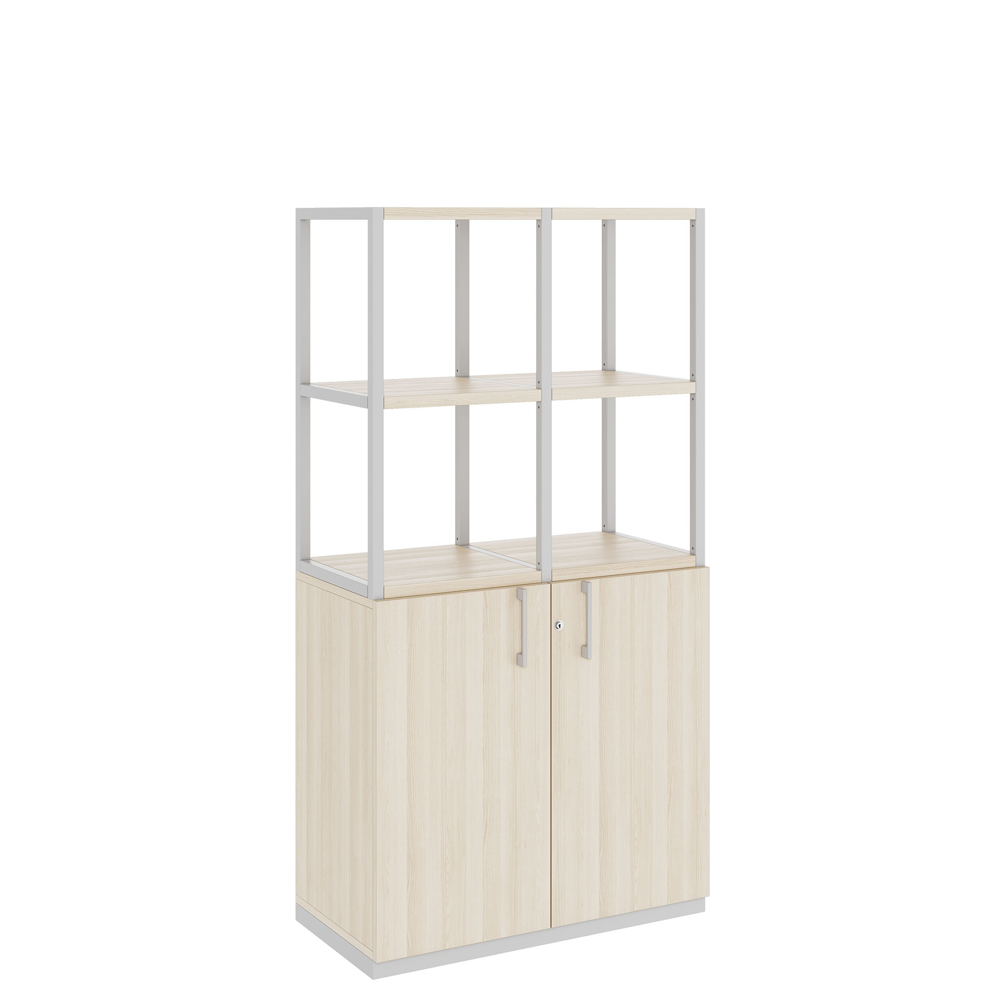 CHOICE shelf cabinet | 4 OH, 800 x 1545 mm, sand ash - 1 Main Image