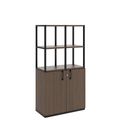 CHOICE Regalschrank | 4 OH, 800 x 1545 mm, Nussbaum - 1 Thumbnail Image