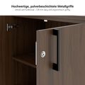 CHOICE Regalschrank | 4 OH, 800 x 1545 mm, Nussbaum - 9 Thumbnail Image