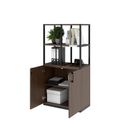 CHOICE Regalschrank | 4 OH, 800 x 1545 mm, Nussbaum - 3 Thumbnail Image