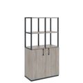 CHOICE shelf cabinet | 4 OH, 800 x 1545 mm, gray northern oak - 1 Thumbnail Image