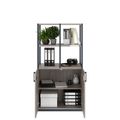 CHOICE shelf cabinet | 4 OH, 800 x 1545 mm, gray northern oak - 2 Thumbnail Image