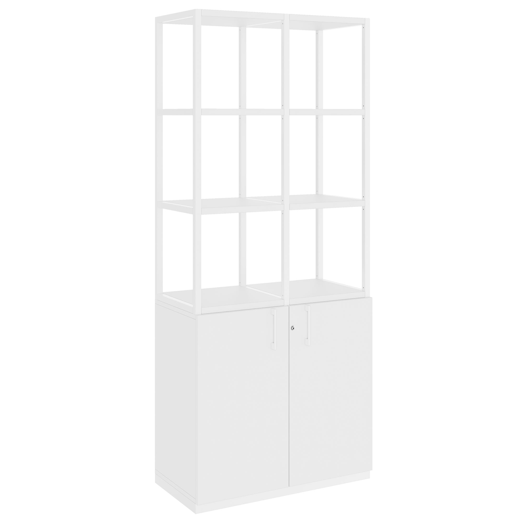 CHOICE Regalschrank | 5 OH, 800 x 1925 mm, Weiss - 1 Main Image