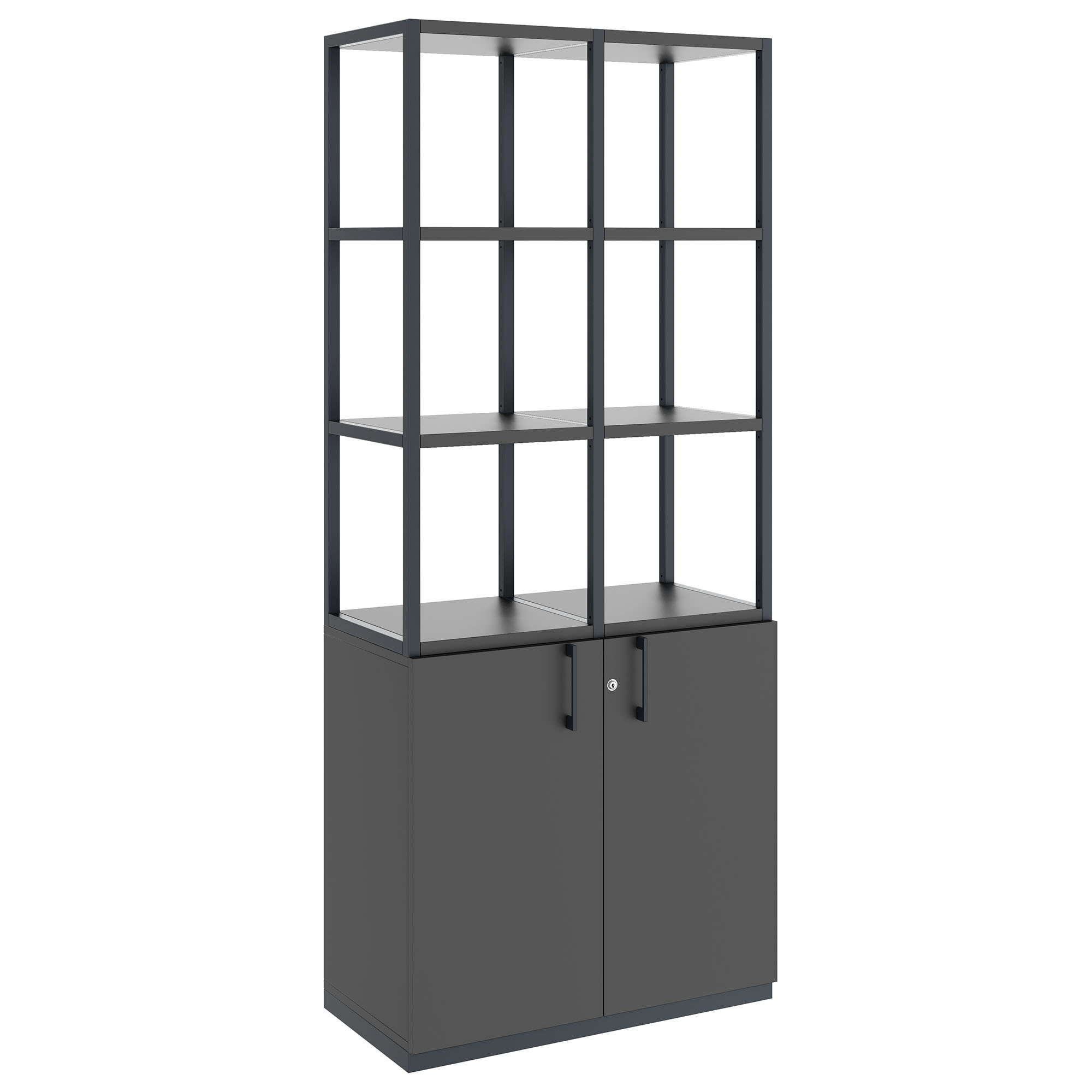 CHOICE Regalschrank | 5 OH, 800 x 1925 mm, Anthrazit - 1 Main Image
