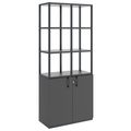 CHOICE Regalschrank | 5 OH, 800 x 1925 mm, Anthrazit - 1 Thumbnail Image
