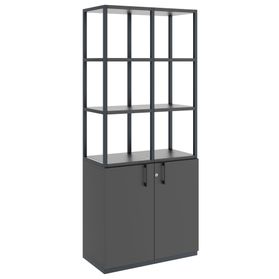 CHOICE Regalschrank | 5 OH, 800 x 1925 mm, Anthrazit