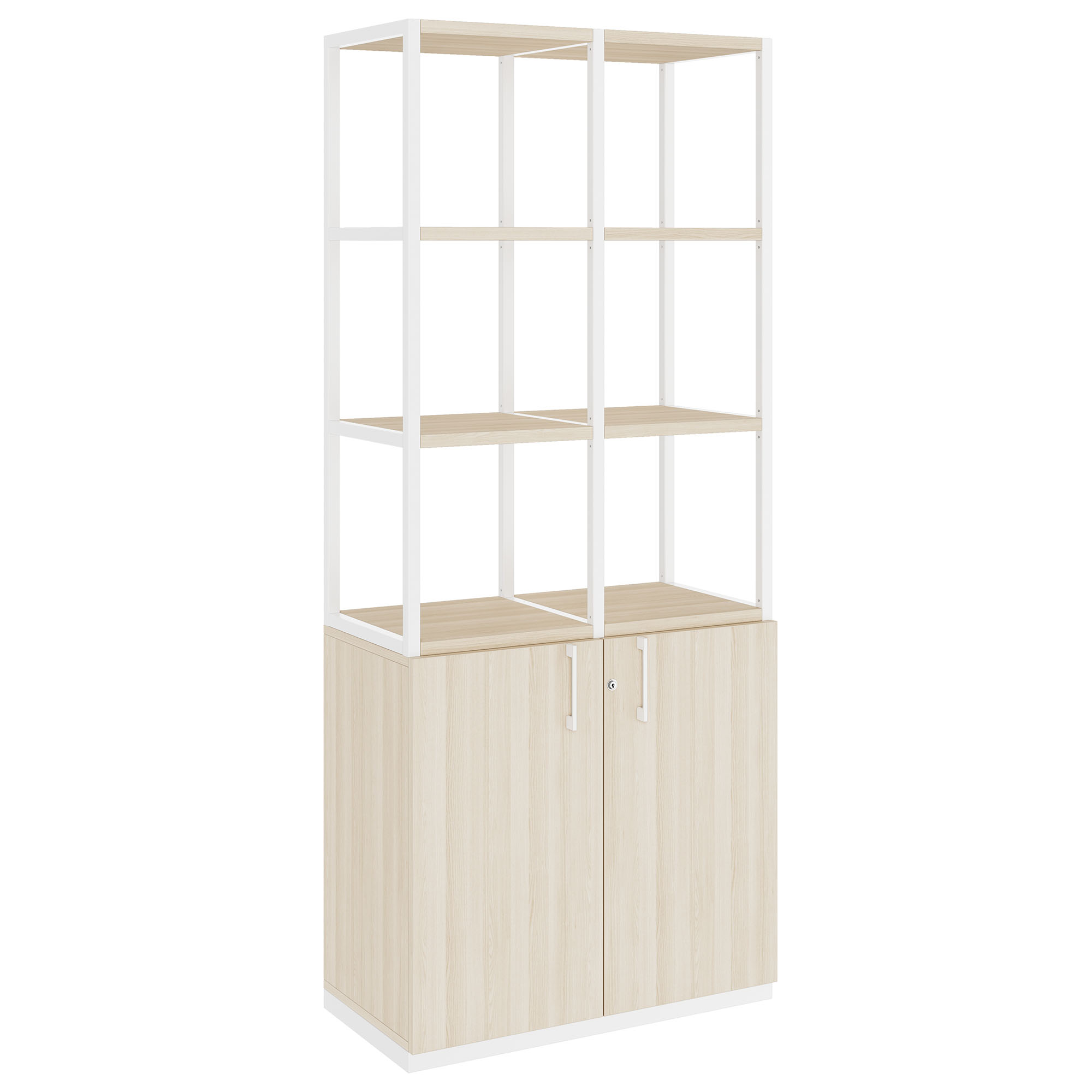 CHOICE Cabinet scaffale | 5 Oh, 800 x 1925 mm, cenere di sabbia - 1 Main Image