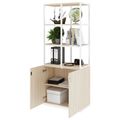CHOICE Cabinet scaffale | 5 Oh, 800 x 1925 mm, cenere di sabbia - 3 Thumbnail Image