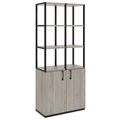 CHOICE shelf cabinet | 5 OH, 800 x 1925 mm, gray northern oak - 1 Thumbnail Image