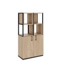 CHOICE shelf cabinet | 4 OH, 800 x 1545 mm, shelf boxes, amber oak - 1 Thumbnail Image