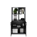 CHOICE Regalschrank | 4 OH, 800 x 1545 mm, Regalkisten, Anthrazit - 2 Thumbnail Image