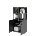 CHOICE Regalschrank | 4 OH, 800 x 1545 mm, Regalkisten, Anthrazit - 3 Thumbnail Image
