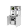 CHOICE Regalschrank | 4 OH, 800 x 1545 mm, Regalkisten, Perlgrau - 3 Thumbnail Image