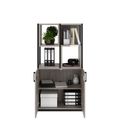 CHOICE shelf cabinet | 4 OH, 800 x 1545 mm, shelf boxes, gray northern oak - 2 Thumbnail Image
